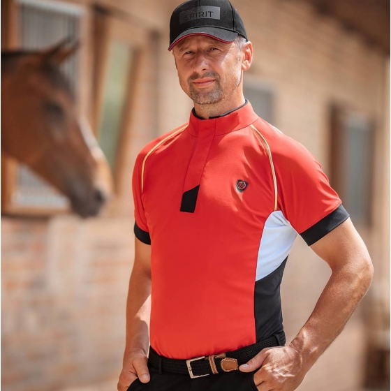 SPORT POLO JEZDECKÉ TRIČKO - produktová fotografie, jezdecké oblečení HORSE Spirit