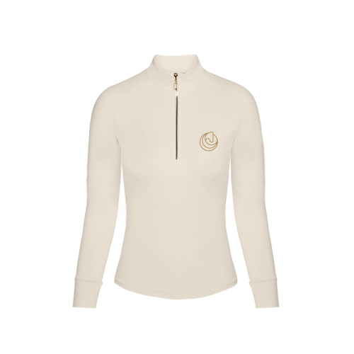 HS BASIC show thermal riding shirt beige