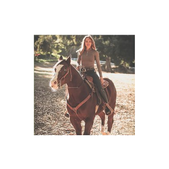 Western riding thermal shirt brown - product photo, horse riding clothes by HORSE Spirit