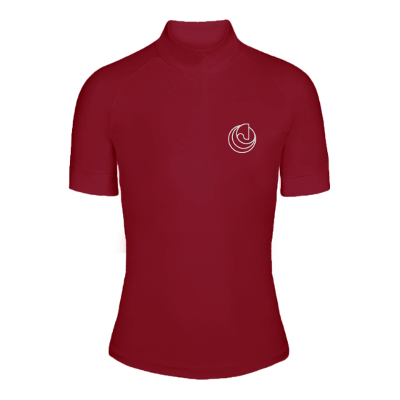 Riding top LINE basic burgundy - product photo, tops by HORSE Spirit
