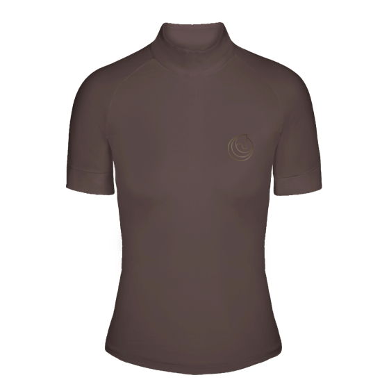 Riding top LINE basic brown - product photo, tops by HORSE Spirit