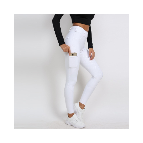 Show riding leggings white