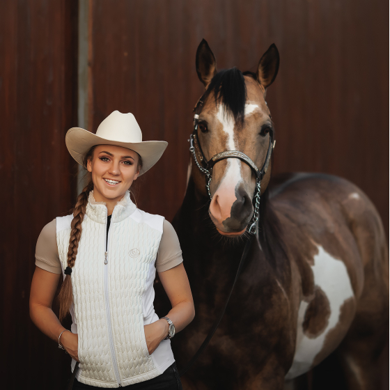 Westernová vesta - produktová fotografie, jezdecké vesty a bundy HORSE Spirit