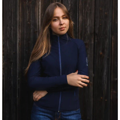 Jazdecká mikina modrá