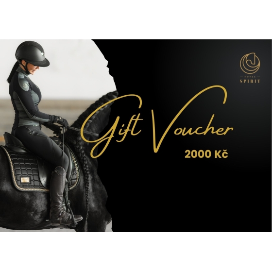 Gift voucher 2000 CZK - product photo, products by HORSE Spirit
