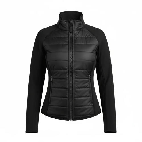 Jazdecká hybrid bunda Black