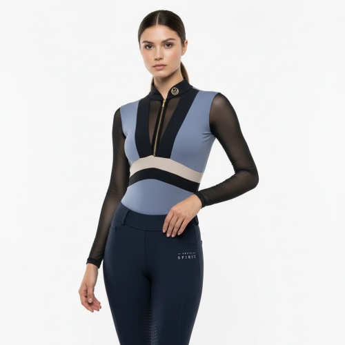 PREMIUM jazdecké body grafit/čierne | HORSE SPIRIT