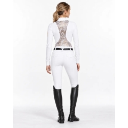 LIMITED jazdecké body biele leopard | HORSE SPIRIT