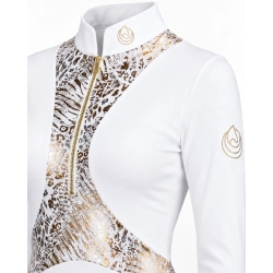 LIMITED riding bodysuit white leopard | HORSE SPIRIT