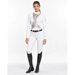 LIMITED jazdecké body biele leopard | HORSE SPIRIT