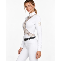LIMITED riding bodysuit white leopard | HORSE SPIRIT