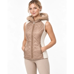 Riding sport vest white-beige | HORSE Spirit