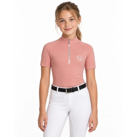 BASIC riding shirt pink Kids | HORSE Spirit