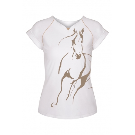 Jazdecké tričko s koňom - produktová fotografia, design t shirt horse HORSE Spirit