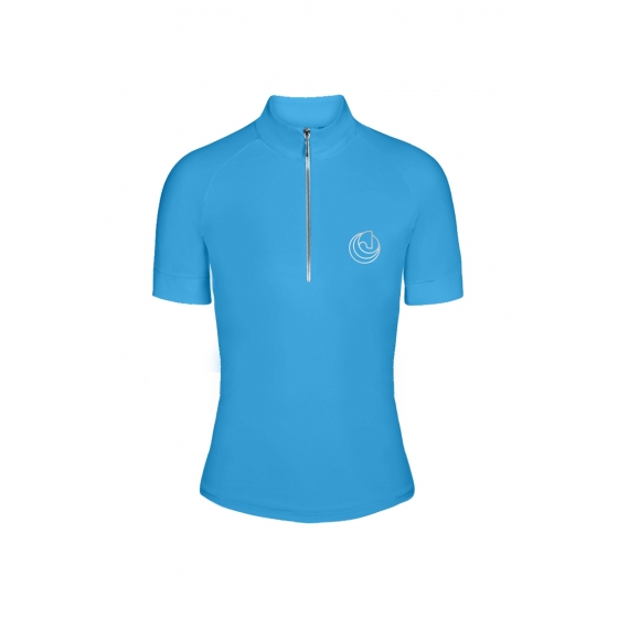 BASIC riding shirt blue kids - product photo, tops by HORSE Spirit